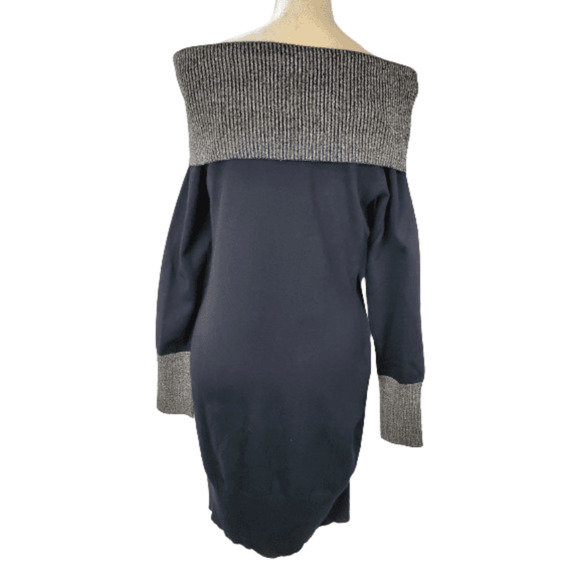 No Boundaries women's black and silver sweater dress size L (11-13) - Picture 2 of 3